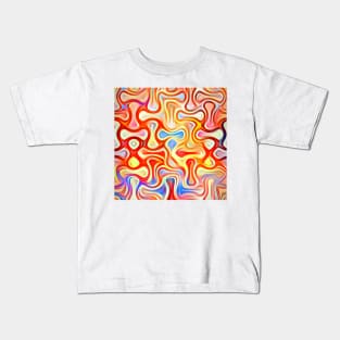 Swirling Flames Kids T-Shirt